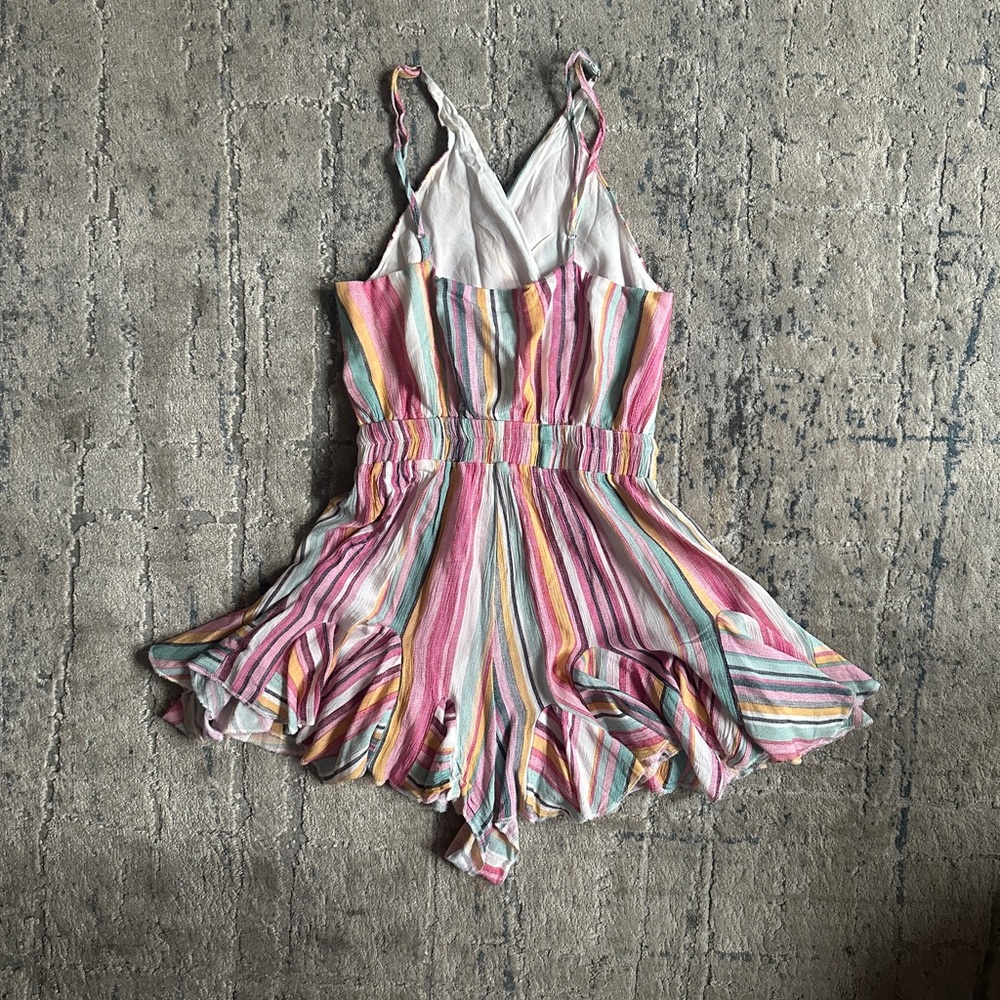 Colorful Striped Romper - Picture 3 of 8